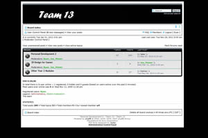 Team 13 Forum